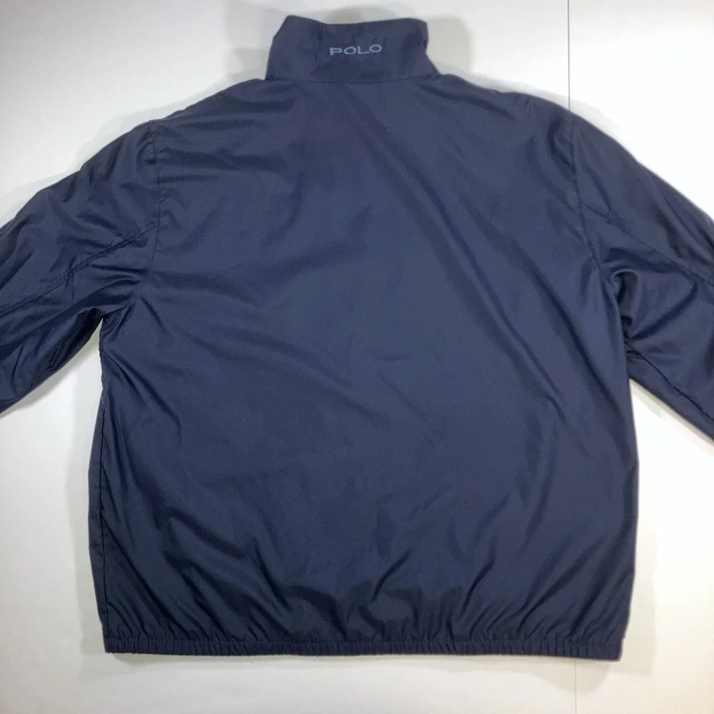 Polo Ralph Lauren Golf Navy Blue Jacket‎ Wachovia Championship Size Large